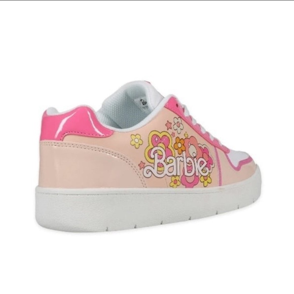 Women's Barbie by Mattel Pink Casual Court Sneaker NWT size 11 - Picture 3 of 10